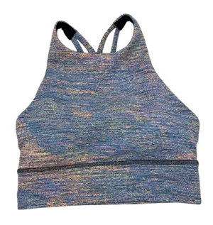 Lululemon Energy Bra High Neck Longline 4 W2CVCS Spectral Fusion Multicolor thumbnail 1