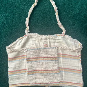American Eagle Outfitters Multicolor Striped halter Top size medium thumbnail 3