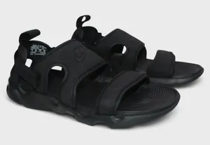 Nike Owaysis Sandals Women 7 Triple Black Adjustable Sport thumbnail 1