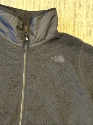 NEW The North Face women's large Black fleece jacket thumbnail 3