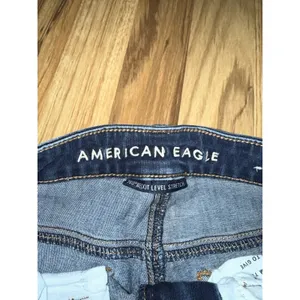 American‎ Eagle Super Hi-Rise Jegging Sz 2 Regular Blue 360 Next Level Stretch thumbnail 2