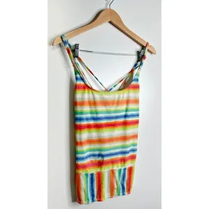 Kim Rogers Swimwear Womens Tankini Multicolor Adjustable Strap Size Large‎ thumbnail 2