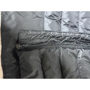 HEAT Quilted Puffer Jacket Black Hooded Full Zip Lightweight Womens S fair‎ thumbnail 3