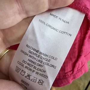 Women's NEW Quince Size XL 100% Organic Cotton Gauze Tiered Maxi Dress Pink thumbnail 5