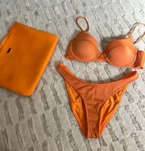 Triangl Orange Sparkle Bikini thumbnail 1