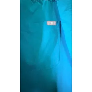 FIGS Technical Collection Scrub Pants Large Teal Blue Cargo Medical Uniform thumbnail 6