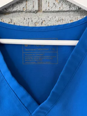 Figs Scrub Set Royal Blue Catarina Top High Waisted Yola Pants Size XL thumbnail 4