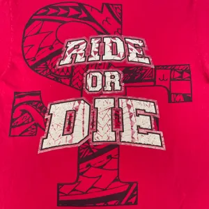 Shaka Vintage San Francisco 49ers Ride Or Die Red Graphic T-shirt thumbnail 4