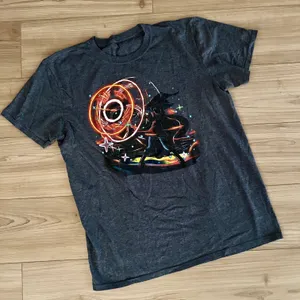 Charcoal Grey Anime Tee Gray Size L thumbnail 2