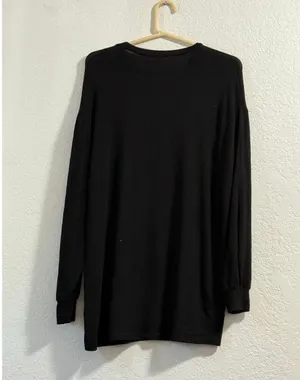 Reformation Jeans Black long Sleeve T-Shirt Women’s Sz S Tencel thumbnail 3