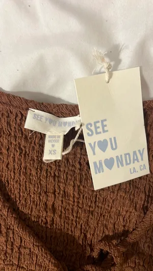 See You Monday Front tying top thumbnail 2