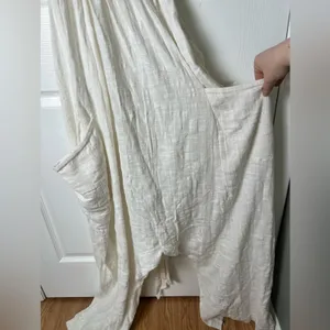 Free People Cotton Gauze Henriette Sleeveless Tie Waist Wide Leg Jumpsuit M thumbnail 9