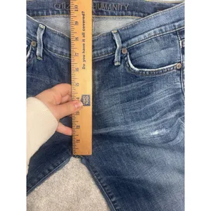 Citizens Of Humanity‎ Jeans Womens 29 Blue Ava Low Rise Straight Med Wash USA thumbnail 11