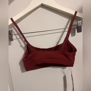 NWT Skims Sangria Bralette size XXS Cotton‎ Elastane NEW thumbnail 2
