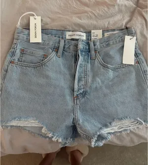 Aritzia denim shorts  thumbnail 1