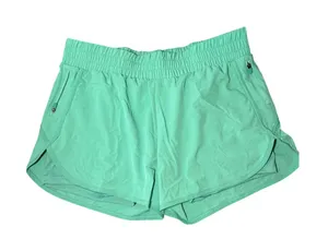 Athletic Works Green‎ Lightweight Quick Dry Gym Shorts Pockets Medium thumbnail 1