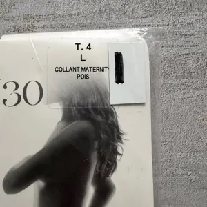 Calzedonia Maternity Tights Sheer 30 T.4‎ Large - Black - NEW Pantyhose thumbnail 4