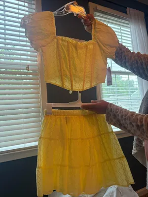 yellow skirt set thumbnail 1