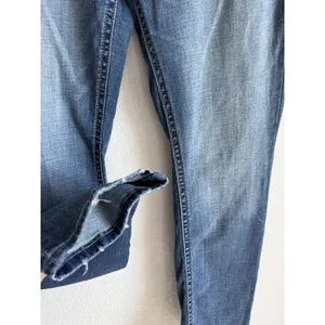 BKE Victoria Mid Rise Skinny Jeans 32x32 Universal Fit Stretch Blue Denim Buckle thumbnail 8