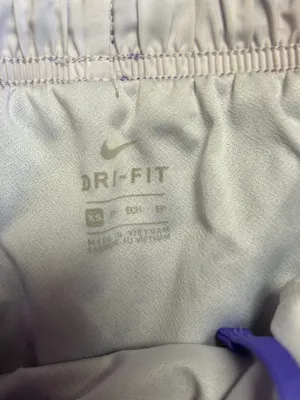 Nike Women’s Purple Running Shorts with White Trim thumbnail 2