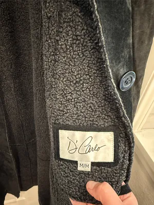 Vintage D’ Carlo y2k vintage suede leather duster coat gothic thumbnail 13