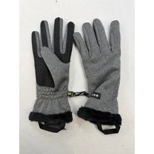 Burton Sapphire GL Heather Gray Faux Fur Trim Winter Gloves Womens Small NWOT thumbnail 2