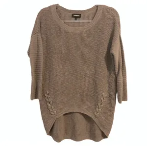 Express Tan Hi-low Sweater thumbnail 2