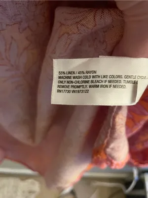 Universal Threads Pink and Orange Floral Shirt thumbnail 3