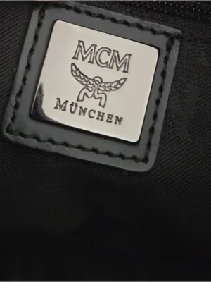 MCM Vintage Black Visetos Hobo Shoulder thumbnail 9