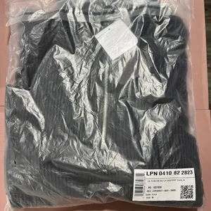New Plush Rib Half Zip Sweatshirt Black thumbnail 3