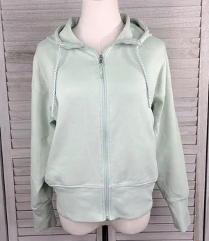 OLD NAVY Activewear Set Joggers & Full Zip Hoodie Light Green-Small thumbnail 2