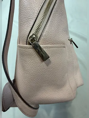 kate spade Pale Pink Pebbled Leather  Backpack thumbnail 3