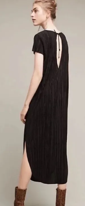 Sabina Musayev Anthropologie Textured Renaissance Midi Dress thumbnail 1