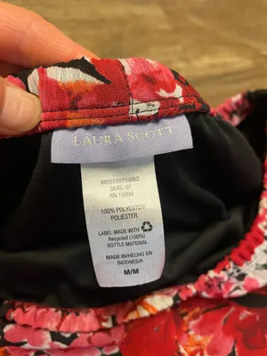 Laura Scott Women’s Floral Full Midi Skirt - Red Multi Size Medium thumbnail 5