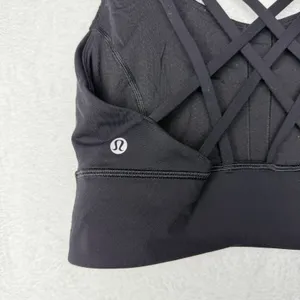 Lululemon Free To Be Serene Bra Long Line Bra Black Women's Size 8 thumbnail 4