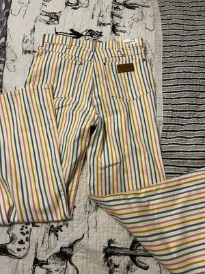 Wrangler Striped Flare Jeans thumbnail 2