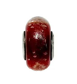 Pandora Vintage Red Fizzle Effervescence Murano Glass Authentic Charm Bead thumbnail 1