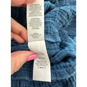 Aerie Pool To Party Flutter Sleeve Dress Cover Up Medium V Neck Gauzy Blue #C3-1 thumbnail 6
