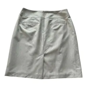 Worthington Beige Pencil Above Knee Length Skirt Size 12 Back Zip Formal Career thumbnail 3