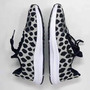 Athletic Works Women's Soft Running Athletic Sneaker 6.5 Black White thumbnail 3