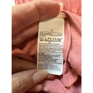 Old Navy Active Go Dry Pull On Pants Coral Wide Leg Relaxed Travel Athleisure thumbnail 7