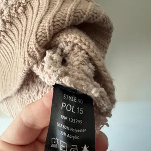 POL Brown Popcorn Texture‎ Sherpa Chunky Knit Brown Hoodie thumbnail 5