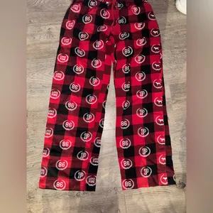 Victoria’s Secret PINK Vintage RARE Low Waist BLACK/RED PLAID VSPINK86 pants thumbnail 2