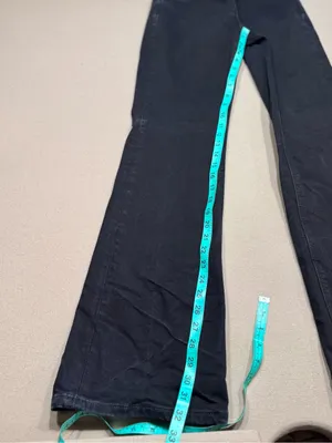Aeropostale Black High-Rise Flare Jeans thumbnail 6