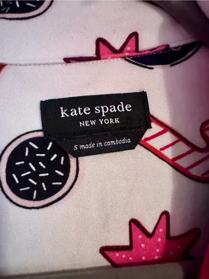 Kate Spade New York | 2PC CHRISTMAS COOKIE LOVE Pajamas, Size S thumbnail 6