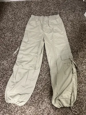 ZARA Parachute Pants Cargo thumbnail 1