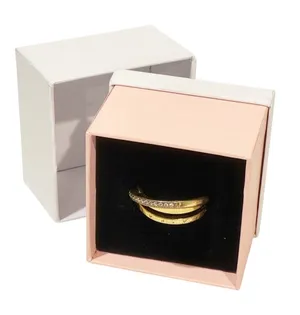 Pandora Crossover Pavé Triple Band Ring 14k‎ gold plating Size 9 thumbnail 1