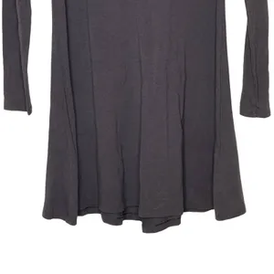 Express Women's T-Shirt Dress Long Sleeve Fit &‎ Flare Stretch Crewneck Gray XS thumbnail 5