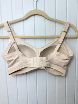 Warner's Nude Easy Does It wireless lightly lined Smoothing Bra ‎ size L Tan Size L thumbnail 5