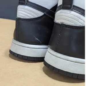 Nike Dunk High Top Sneakers Panda 2021 Womens 9 Streetwear Black White Shoes thumbnail 8